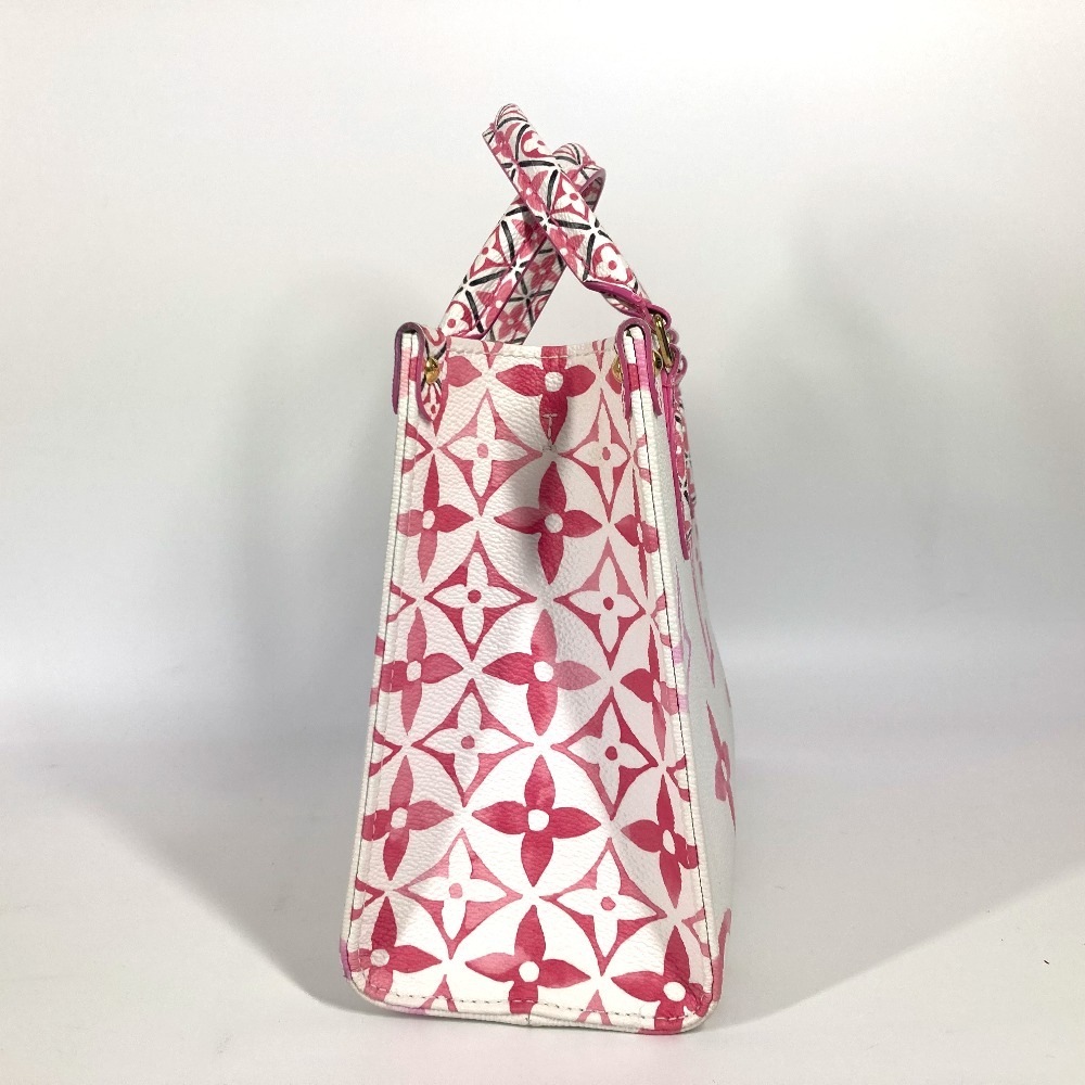 ショルダーバッグ M22976 オンザゴーPM モノグラムバイザプール 2WAYバッグ ハンドバッグ トートバッグ 2WAYバッグ モノグラムキャンバス ピンク