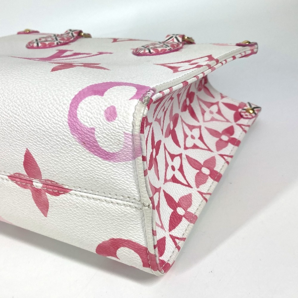 ショルダーバッグ M22976 オンザゴーPM モノグラムバイザプール 2WAYバッグ ハンドバッグ トートバッグ 2WAYバッグ モノグラムキャンバス ピンク