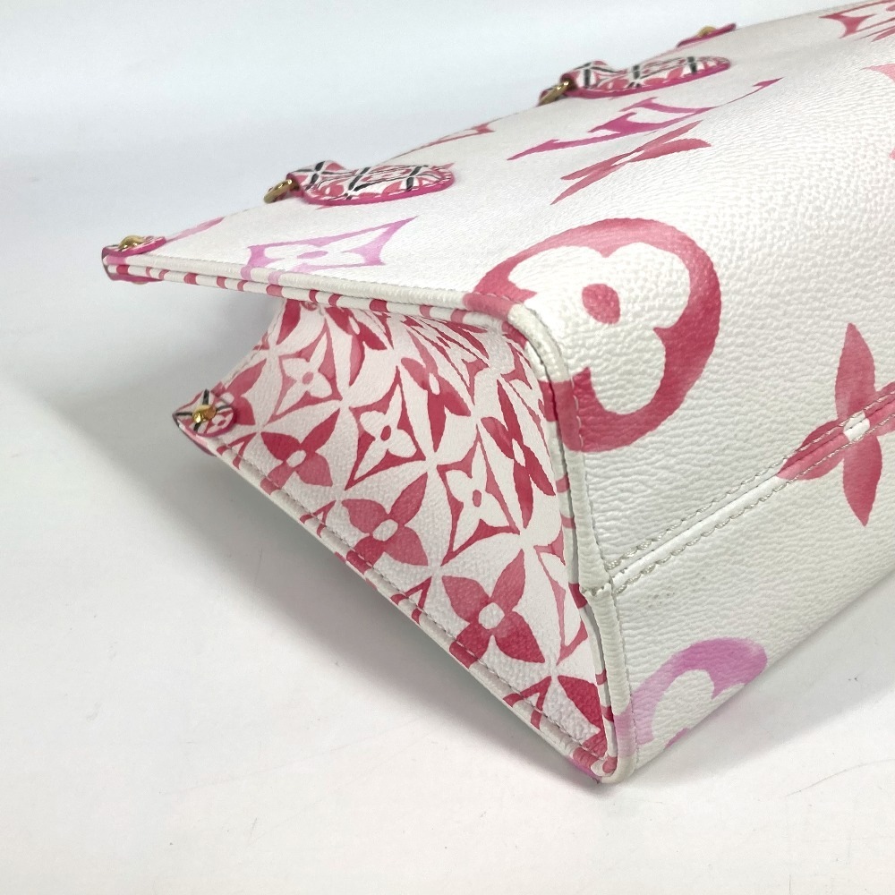 ショルダーバッグ M22976 オンザゴーPM モノグラムバイザプール 2WAYバッグ ハンドバッグ トートバッグ 2WAYバッグ モノグラムキャンバス ピンク