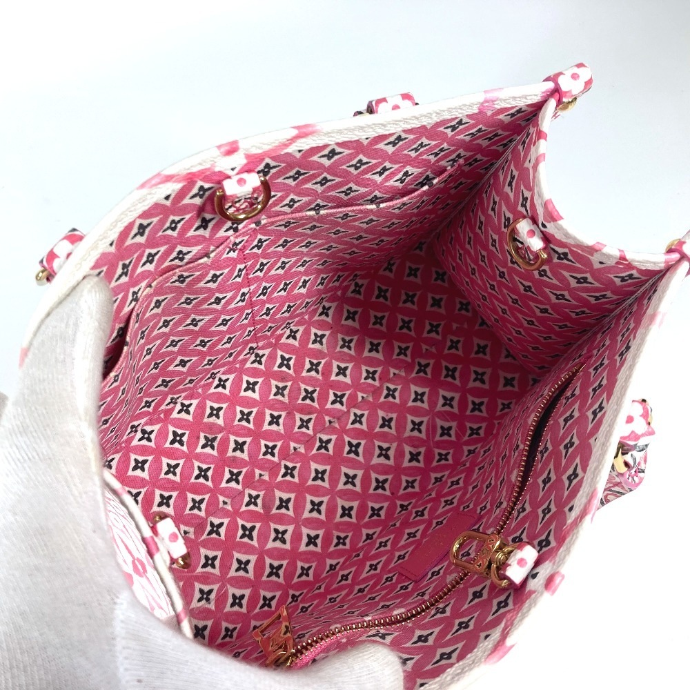 ショルダーバッグ M22976 オンザゴーPM モノグラムバイザプール 2WAYバッグ ハンドバッグ トートバッグ 2WAYバッグ モノグラムキャンバス ピンク