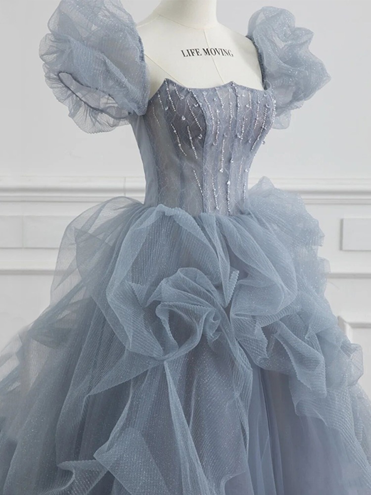 パーティドレス レディース ロングドレス 二次会ドレス イブニングドレス 披露宴 発表会 ドレス 演奏会 結婚式 お色直し 花嫁ドレス ノースリーブ カラードレス-988