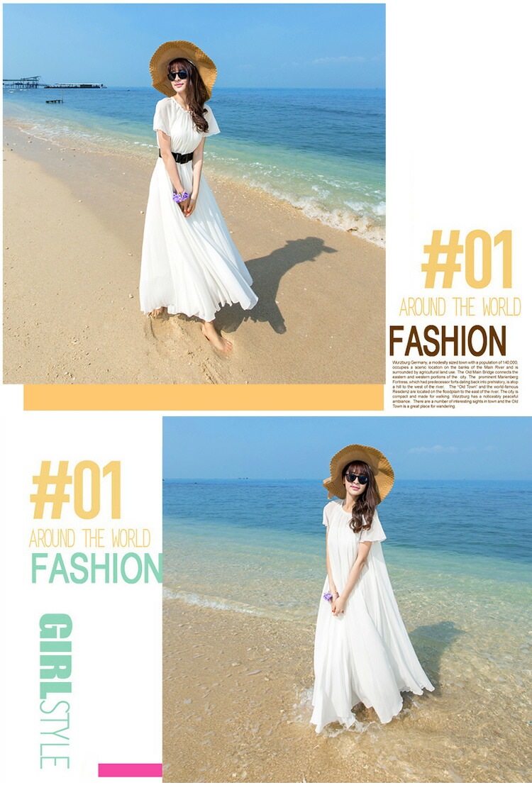 マキシワンピース ワンピース 夏 リゾート 半袖 ロング ロングワンピース シフォン シフォンワンピース リゾートワンピ マキシ丈 無地 ボヘミアン ハワイ ハワイアン ロングワンピース 二つ