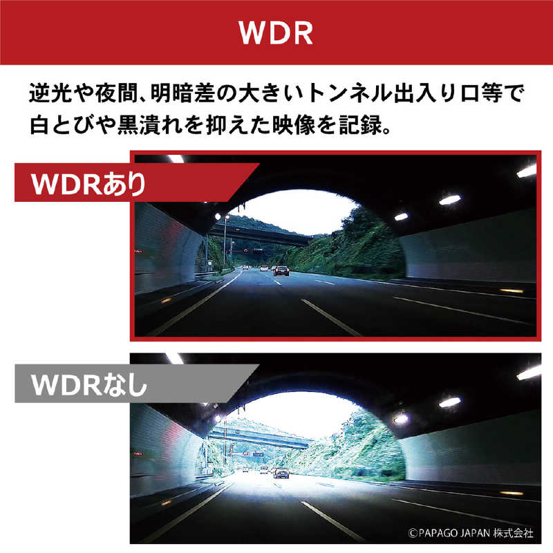 PAPAGO　ドライブレコーダー GoSafe[前後カメラ対応 /Full HD（200万画素） /駐車監視機能付き /一体型]　GS490G-64GB pattayablatt.com