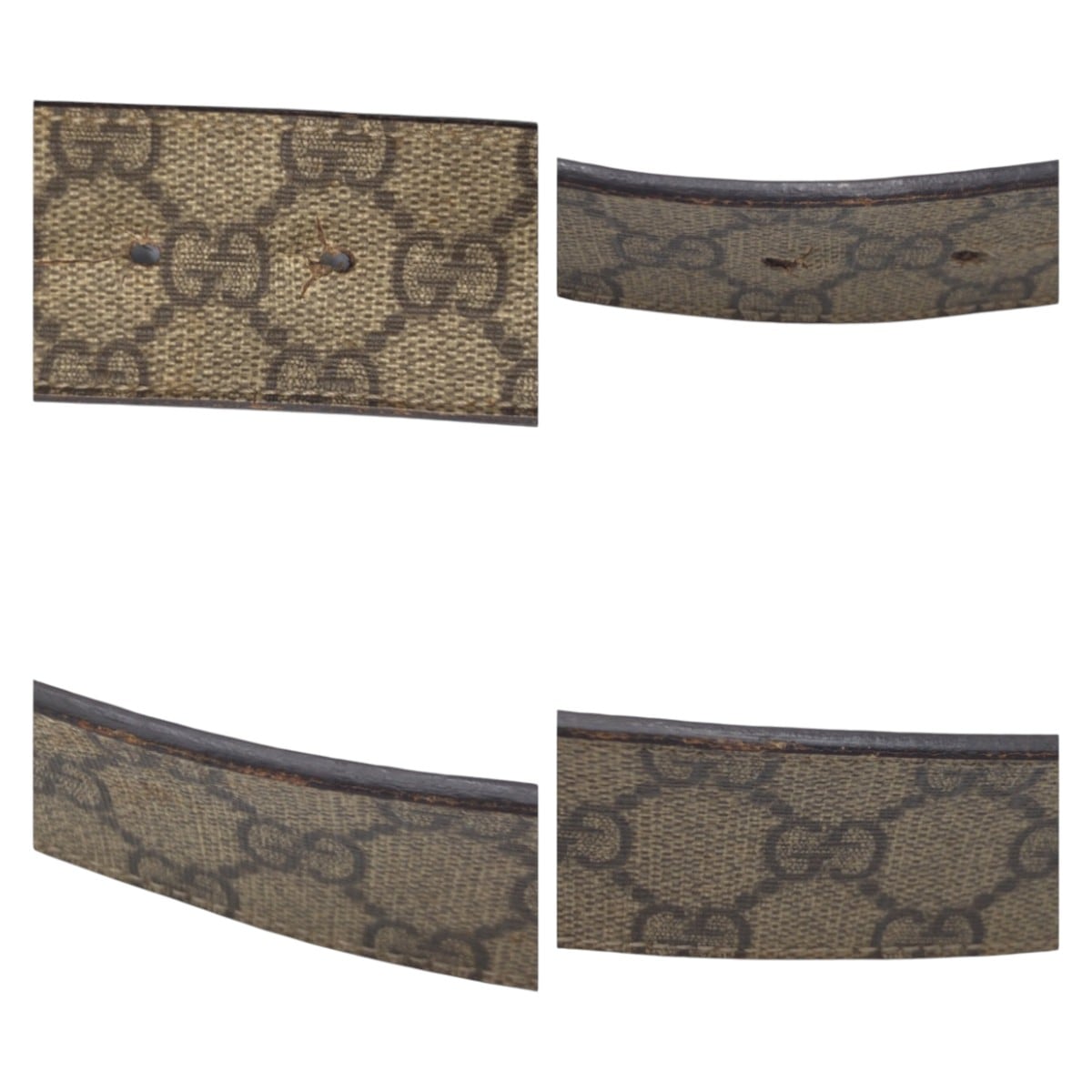 インターロッキング ベージュ ブラウン シルバー金具 GGスプリームキャンバス/レザー 114984 ベルト GGバックル メンズ 410791 インターロッキング ベージュ ブラウン シルバー金具 GGスプリームキャンバス/レザー 114984 ベルト GGバックル メンズ 410791