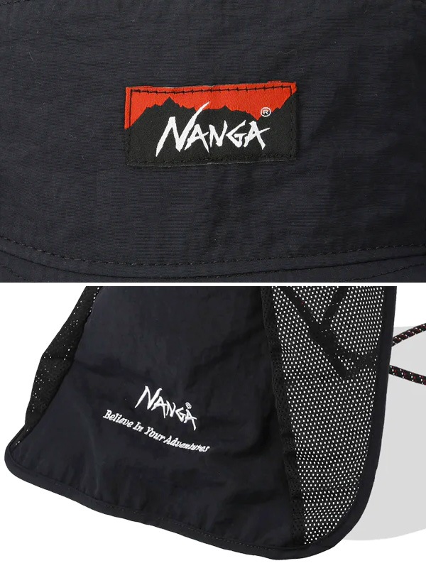 NANGA ナンガ ハット バケットハット NYLON TUSSER SUNSHADE HAT ナイロンタッサーハット アウトドアN1JL