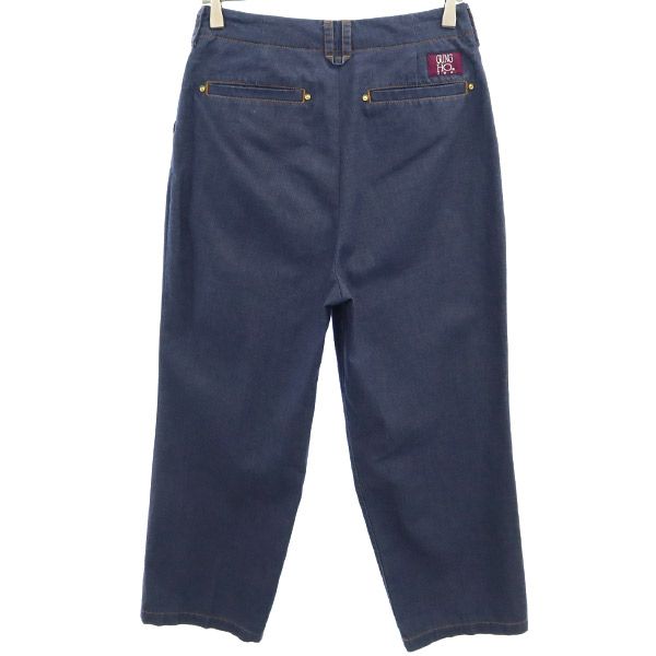 デニムパンツ L ブルー ジーパン レディース