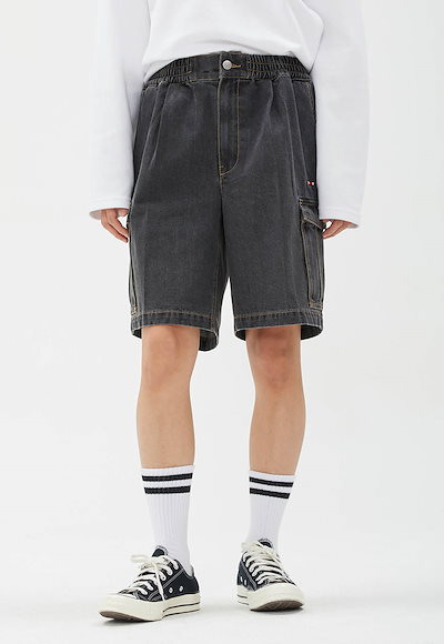 特価日本製 WIDE FIT DENIM SHORTS : WIDE FIT DENIM SHORT : メンズファッション 好評新作