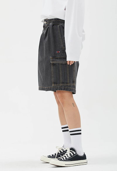 特価日本製 WIDE FIT DENIM SHORTS : WIDE FIT DENIM SHORT : メンズファッション 好評新作