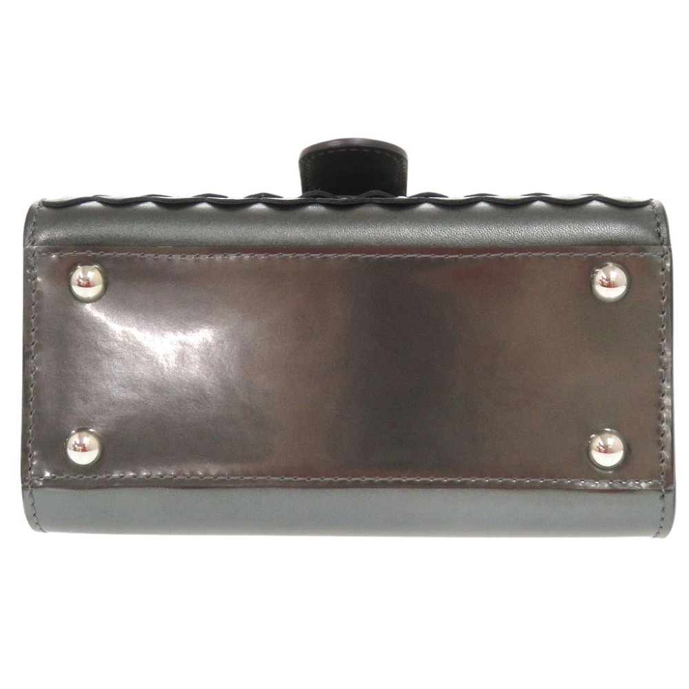 新品同様 サンルイ ブリヨン マイクロ アイロン シールド スタッズ ショルダーバッグ パテントレザー アンティークブラック 0990【中古】 レディース 新品同様 サンルイ ブリヨン マイクロ アイロン シールド スタッズ ショルダーバッグ パテントレザー アンティークブラック 0990【中古】 レディース