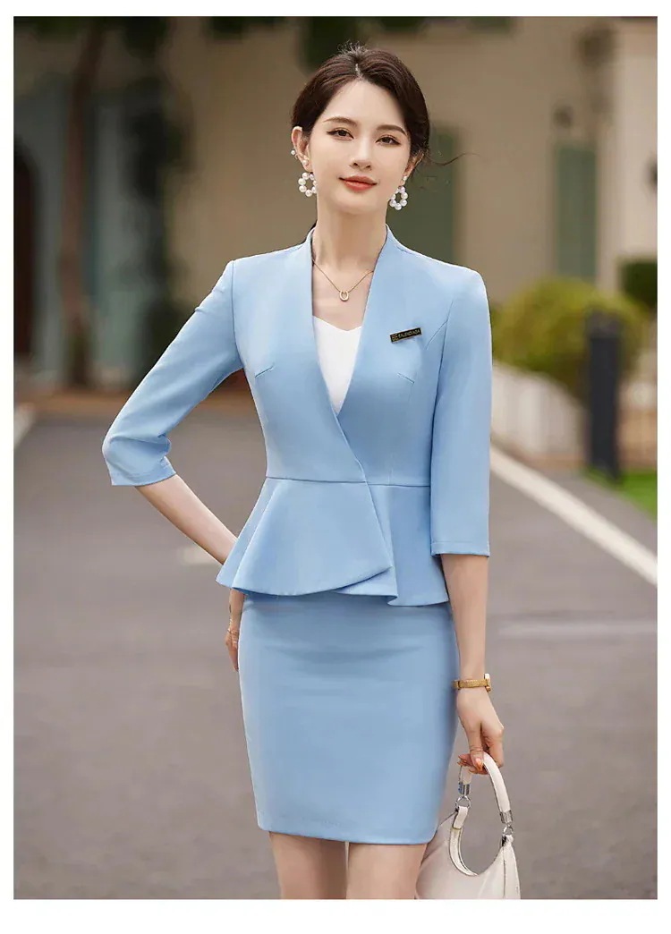 二点セット レディース スーツセット春AWアウター セットアップ ママスーツ 卒業式 スカートセット スーツジャケット 入学式 卒園式