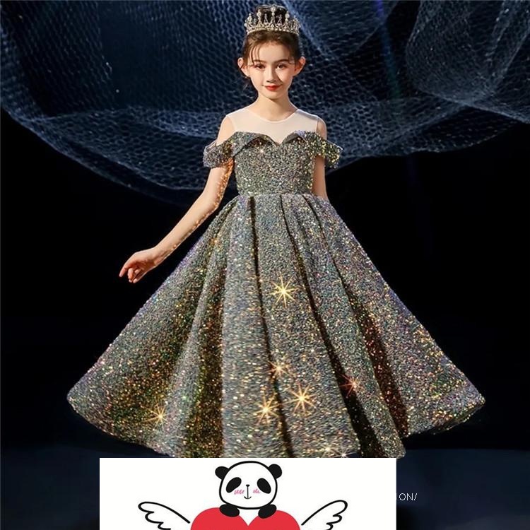 子供ドレス 発表会 ピアノ発表会 女の子 発表会 ロングドレス パーティードレス フォーマル キッズ ジュニア入学式 撮影用 結婚式 七五三 演奏会 子ども服