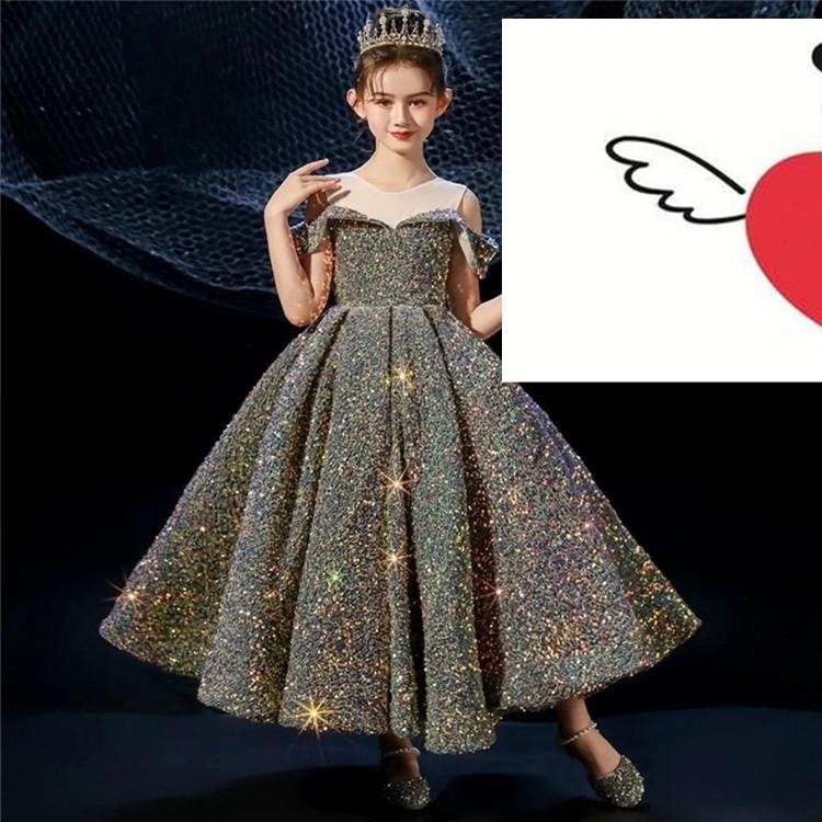 子供ドレス 発表会 ピアノ発表会 女の子 発表会 ロングドレス パーティードレス フォーマル キッズ ジュニア入学式 撮影用 結婚式 七五三 演奏会 子ども服