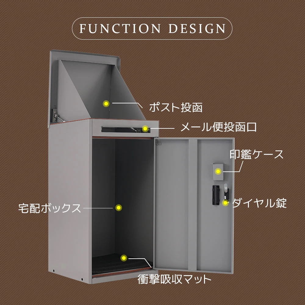 総合ポスト複数ポスト屋外大型戸建てファッションマンション