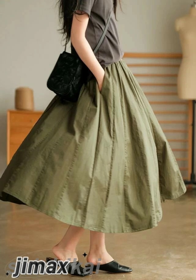 スカート ロング丈 レディース 春 夏 プリーツスカート コットン100% ナチュラル マキシスカート 大きいサイズ ロングスカート カジュアル 30代 40代 ホワイトデー スカート ロング丈 レディース 春 夏 プリーツスカート コットン100% ナチュラル マキシスカート 大きいサイズ ロングスカート カジュアル 30代 40代 ホワイトデー