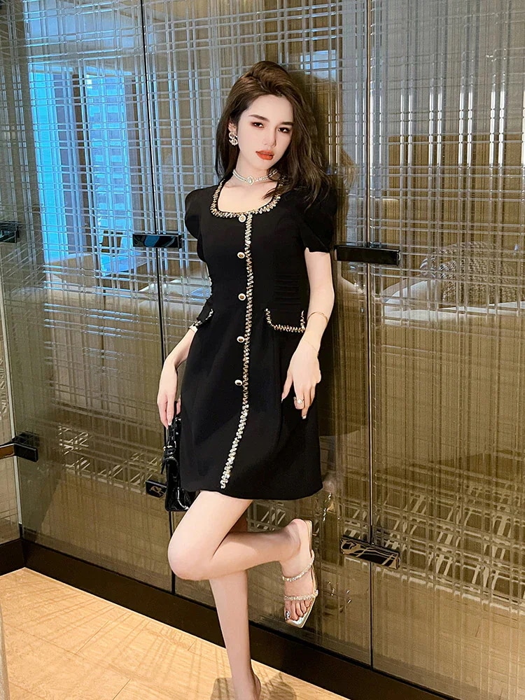 スクエア襟 Aライン ショートワンピース 通勤 パーティードレス キャバ 着痩せ 大人 同窓会 披露宴 卒業式 結婚式 演奏会 ウェディング 二次会 発表会 スクエア襟 Aライン ショートワンピース 通勤 パーティードレス キャバ 着痩せ 大人 同窓会 披露宴 卒業式 結婚式 演奏会 ウェディング 二次会 発表会