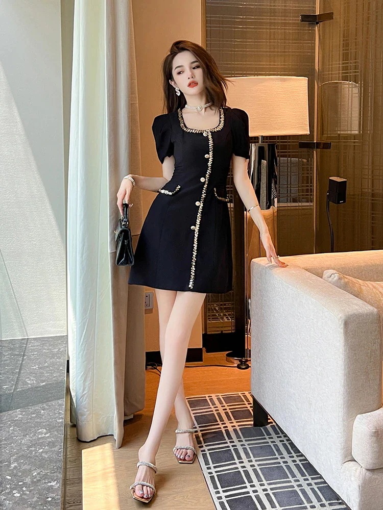 スクエア襟 Aライン ショートワンピース 通勤 パーティードレス キャバ 着痩せ 大人 同窓会 披露宴 卒業式 結婚式 演奏会 ウェディング 二次会 発表会 スクエア襟 Aライン ショートワンピース 通勤 パーティードレス キャバ 着痩せ 大人 同窓会 披露宴 卒業式 結婚式 演奏会 ウェディング 二次会 発表会