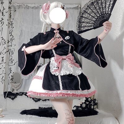 中華ロリータ チャイナ風ミニワンピースセット コスプレ ロリータワンピース コスチューム メイド服 jsk 文化祭 ボウタイ ゴスロリ 中華ロリータ チャイナ風ミニワンピースセット コスプレ ロリータワンピース コスチューム メイド服 jsk 文化祭 ボウタイ ゴスロリ