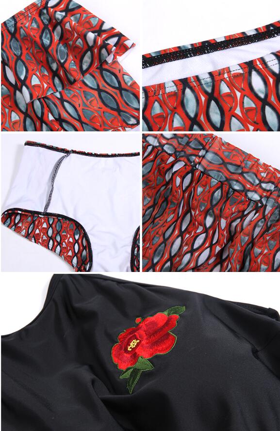 新作 水着 バラ 刺繍 3点セット ラッシュガード ショートパンツ 海 旅行 新婚旅行 温泉 海外 リゾート セレブ ハワイ旅行 グアム パリ島 ハミルトン島 モルディブ ドバイ 沖縄 新婚旅行