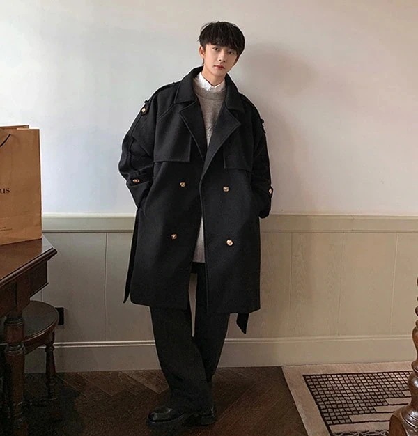 2025福袋-メンズチェスターコートコート学生暖かいロングコートアウターメンズファッションブラック黒ベージュグレーカッコイイ 2025福袋-メンズチェスターコートコート学生暖かいロングコートアウターメンズファッションブラック黒ベージュグレーカッコイイ