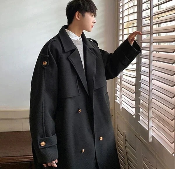 2025福袋-メンズチェスターコートコート学生暖かいロングコートアウターメンズファッションブラック黒ベージュグレーカッコイイ 2025福袋-メンズチェスターコートコート学生暖かいロングコートアウターメンズファッションブラック黒ベージュグレーカッコイイ