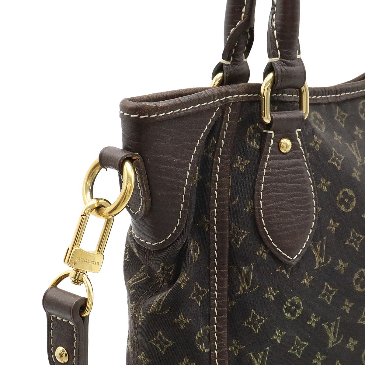 モノグラムミニラン ブザス アンジュール トートバッグ 2WAY ショルダーバッグ キャンバス エベヌ M9561 モノグラムミニラン ブザス アンジュール トートバッグ 2WAY ショルダーバッグ キャンバス エベヌ M9561