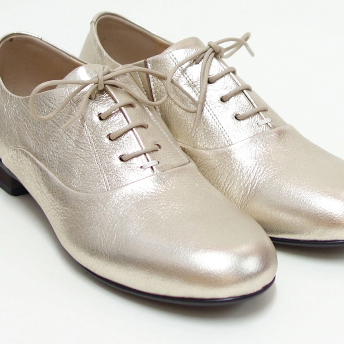 SAYA(サヤ) 51190 プラチナ 天然皮革 オックスフォードシューズ レースアップ カッター SAYA(サヤ) 51190 プラチナ 天然皮革 オックスフォードシューズ レースアップ カッター