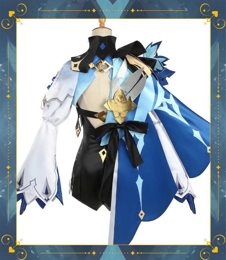 原神 げんしん Genshin エウルア コスプレ衣装 コスチューム 遊撃小隊隊長 ウィッグ 仮装 イベント 大人用 文化祭 コスチューム