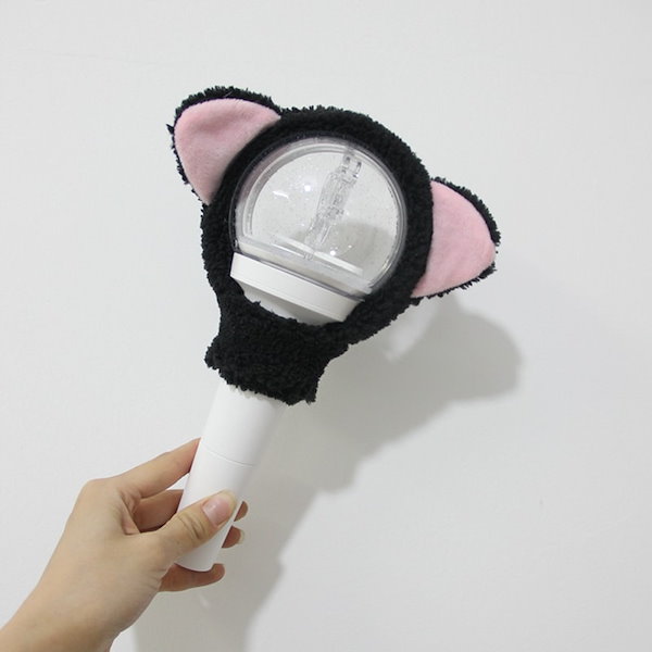 Qoo10] ペンライトカバー ive対応 ふわふわ