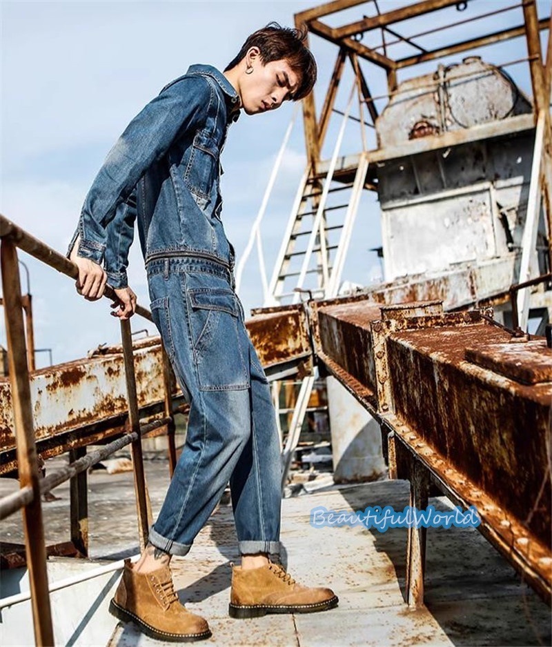 ツナギ メンズ カバーオール ジャンプスーツ オールインワン サロペット オーバーオール バイカー ツーリング 春 夏 秋 冬 ストリートアメカジ 作業服 お洒落24bdk65 ツナギ メンズ カバーオール ジャンプスーツ オールインワン サロペット オーバーオール バイカー ツーリング 春 夏 秋 冬 ストリートアメカジ 作業服 お洒落24bdk65