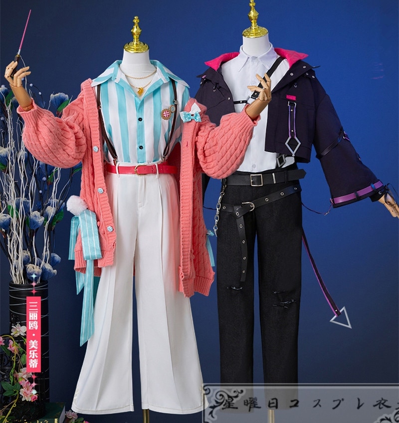 Fragaria Memories kurodeコスプレ衣装 コスチューム cosplay イベント演出服アニメ変装仮装ハロウィン Fragaria Memories フラガリアメモリーズ サンリオ騎士 クロード kurode クロミ kuromi コスプレ衣装　abccos製  「受注生産」