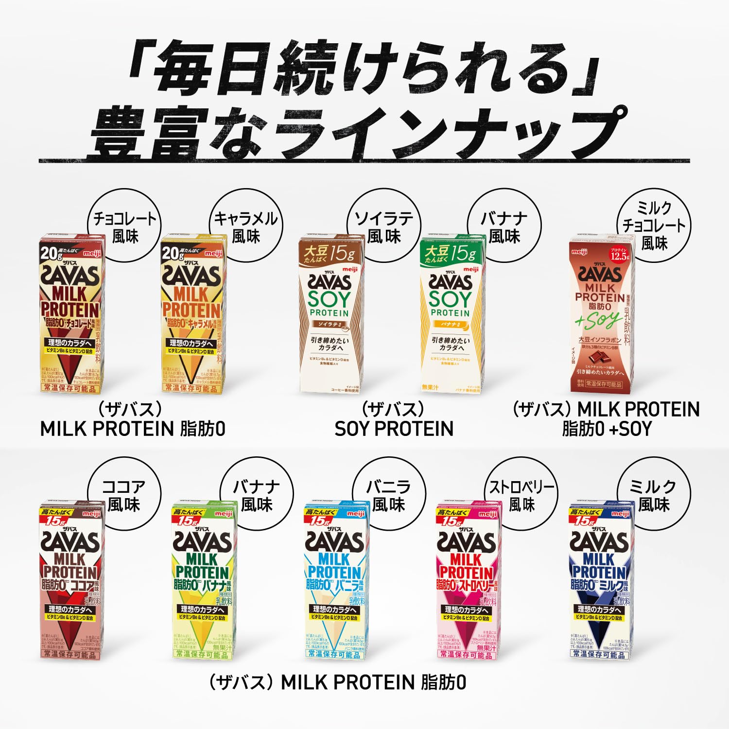 SAVAS(ザバス) MILK PROTEIN 脂肪0 チョコレート風味 200ml×24本 たんぱく20g 明治 ミルクプロテイン