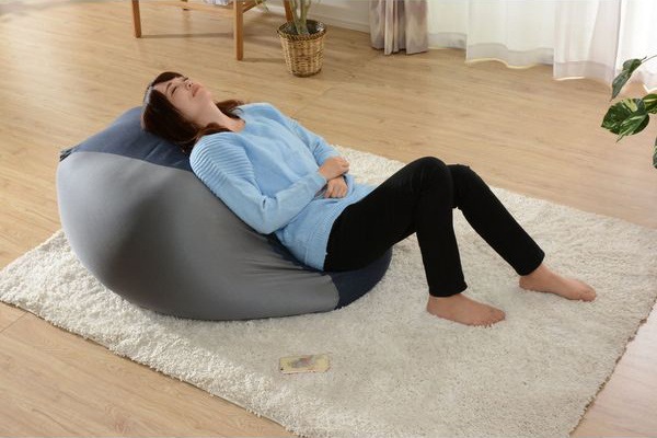 ビーズクッション キューブ型 洗えるカバーリング XL クッション ビーズ フロアクッション ビーズソファ ソファー ソファ 背もたれ キューブ 四角 かわいい １人用 一人用 リビング_15