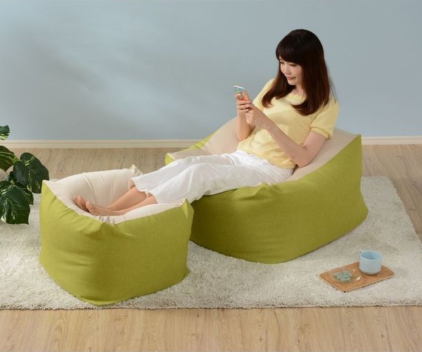 ビーズクッション キューブ型 洗えるカバーリング XL クッション ビーズ フロアクッション ビーズソファ ソファー ソファ 背もたれ キューブ 四角 かわいい １人用 一人用 リビング_17