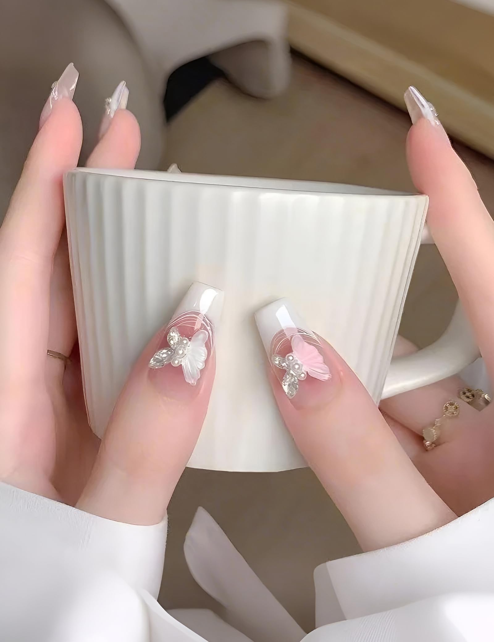 Qoo10] FINGER SUIT ZYOWAIT ネイルチップ ロング つ