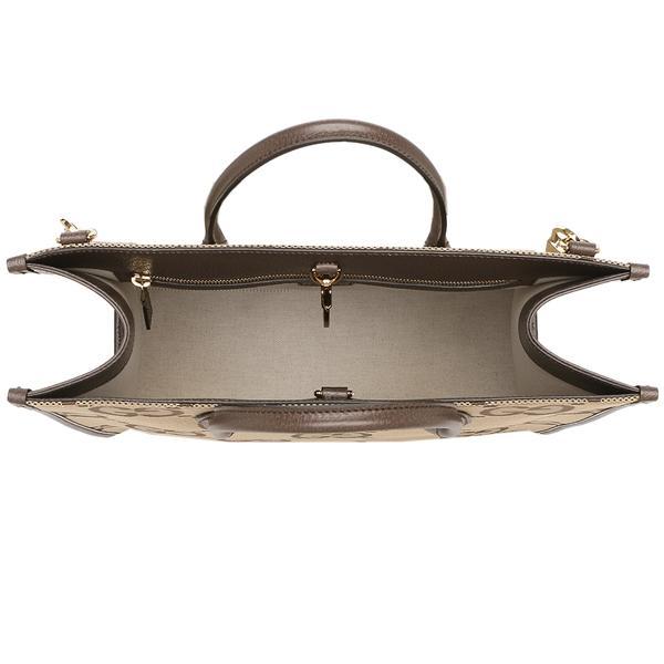 トートバッグ ジャンボGG キャンバス ブラウン メンズ 678839 UKMDG 2570 トートバッグ ジャンボGG キャンバス ブラウン メンズ 678839 UKMDG 2570