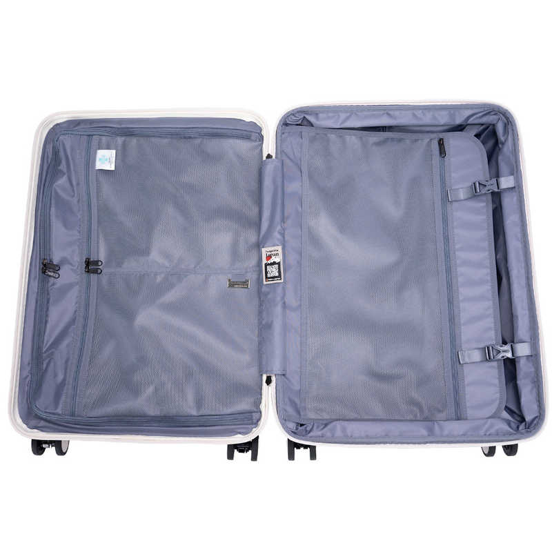 A.L.I スーツケース ジッパータイプ 宿泊目安:4~6日間 52L 拡張機能搭載 前輪ストッパー ダブルホイールキャスター マットネイビー ALI-089-22W A.L.I スーツケース ジッパータイプ 宿泊目安:4~6日間 52L 拡張機能搭載 前輪ストッパー ダブルホイールキャスター マットネイビー ALI-089-22W