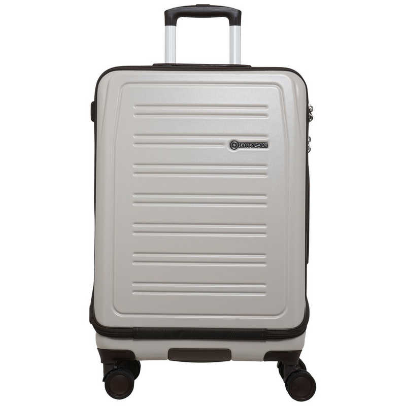 SKYNAVIGATOR　フロントオープンキャリーケース SKY NAVIGATOR(スカイナビゲーター) アイボリー [TSAロック搭載 /約57L /5泊～1週間]　SK083956IV