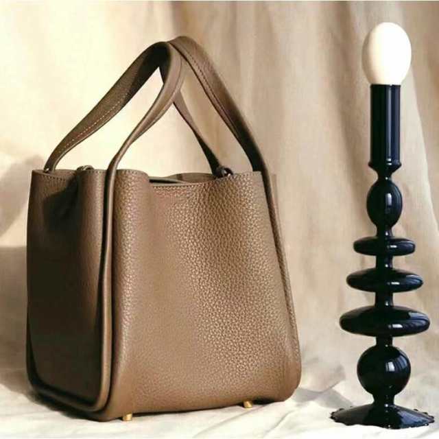 バッグインバッグ キューブバッグ 本革 ハンドバッグ レディース バッグ セレモニーバッグ プレミアム 通勤 キューブ バッグ ショルダーバッグ