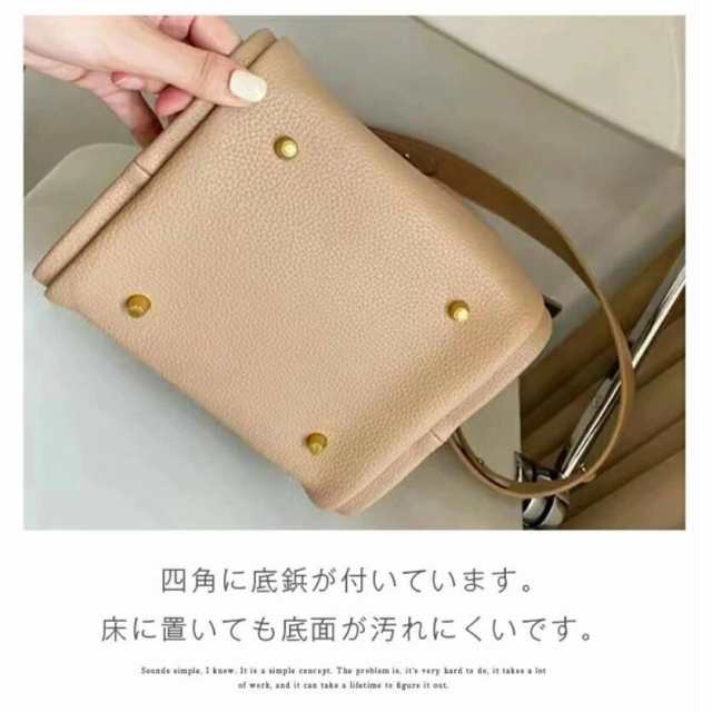 バッグインバッグ キューブバッグ 本革 ハンドバッグ レディース バッグ セレモニーバッグ プレミアム 通勤 キューブ バッグ ショルダーバッグ