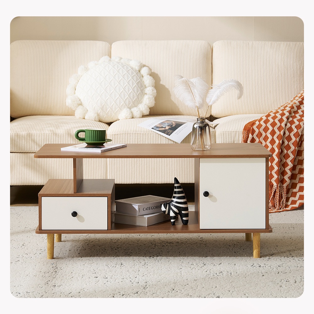 Z01 訳有 木製 センターテーブル 引出し付 収納ケース付 定価 引き出し付きテーブル テーブル 木製 ローテーブル センター