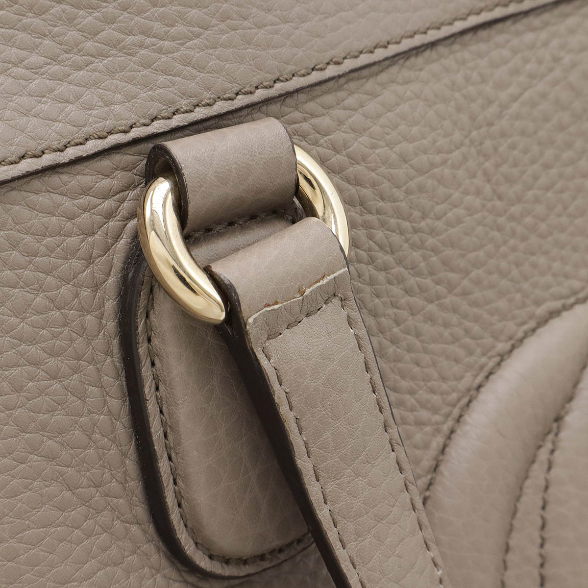 ソーホー インターロッキングG トートバッグ ハンドバッグ フリンジ タッセル レザー ライトグレージュ ゴールド金具 28230 ソーホー インターロッキングG トートバッグ ハンドバッグ フリンジ タッセル レザー ライトグレージュ ゴールド金具 28230