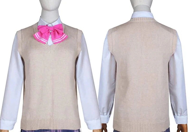 Vtuber つきのみと バーチャルyoutuber コスチューム 制服 コスプレ衣装 月ノ美兎コスプレ変装仮装セパレート