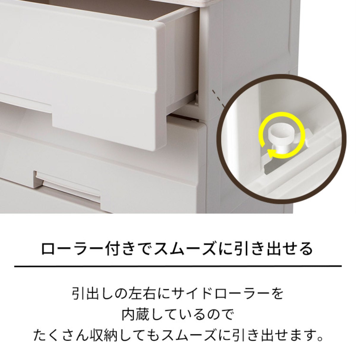 チェスト プラスチック 4段 フィッツプラスイージー FE7504 幅75cm 完成品 日本製 幅75x奥行41x高さ85cm タンス 引き出し 収納 衣類収納 フィッツ Fits 衣装ケース