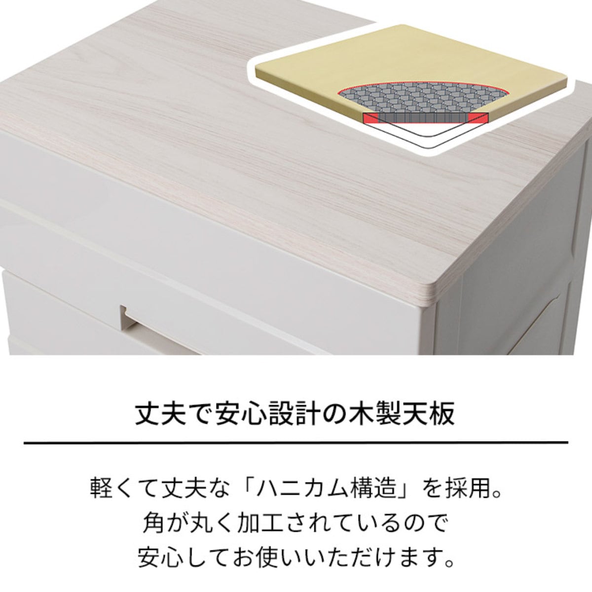 チェスト プラスチック 4段 フィッツプラスイージー FE7504 幅75cm 完成品 日本製 幅75x奥行41x高さ85cm タンス 引き出し 収納 衣類収納 フィッツ Fits 衣装ケース
