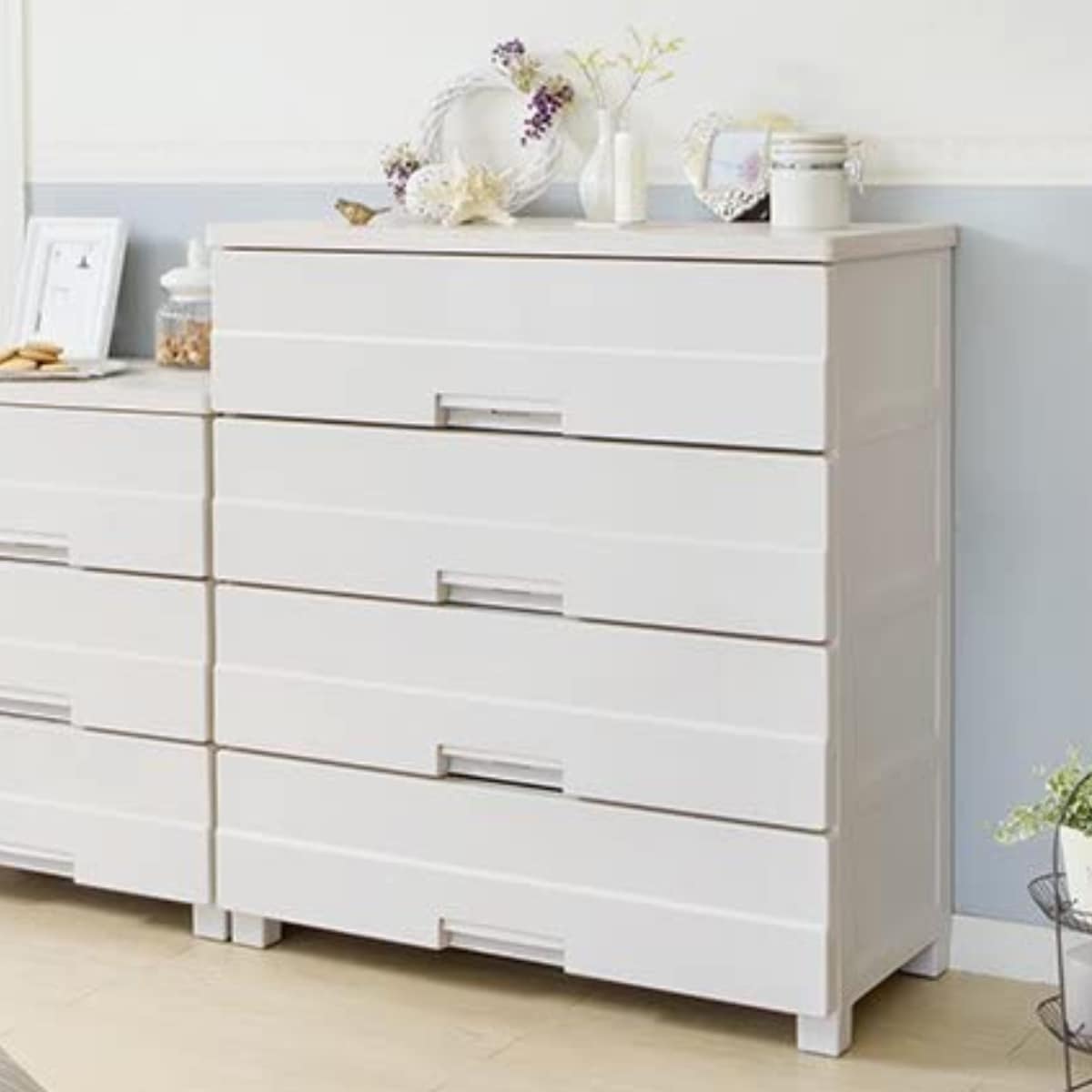 チェスト プラスチック 4段 フィッツプラスイージー FE7504 幅75cm 完成品 日本製 幅75x奥行41x高さ85cm タンス 引き出し 収納 衣類収納 フィッツ Fits 衣装ケース