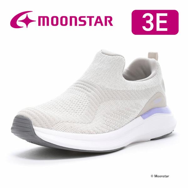 ムーンスター スニーカー レディース 軽い ウォーキング シューズ 運動靴 普段履き 履きやすい moonstar SNGY LY05 アイボリー [2024年秋冬新作] 9月4日発売