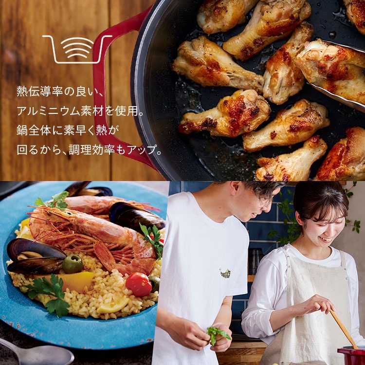 鍋 両手鍋 IH 無加水鍋 COTOCO 20cm ビーツレッド チャコールグレー アイリスオーヤマ SMKSN-S20 アイリスオーヤマ メガ割 鍋 両手鍋 IH 無加水鍋 COTOCO 20cm ビーツレッド チャコールグレー アイリスオーヤマ SMKSN-S20 アイリスオーヤマ メガ割