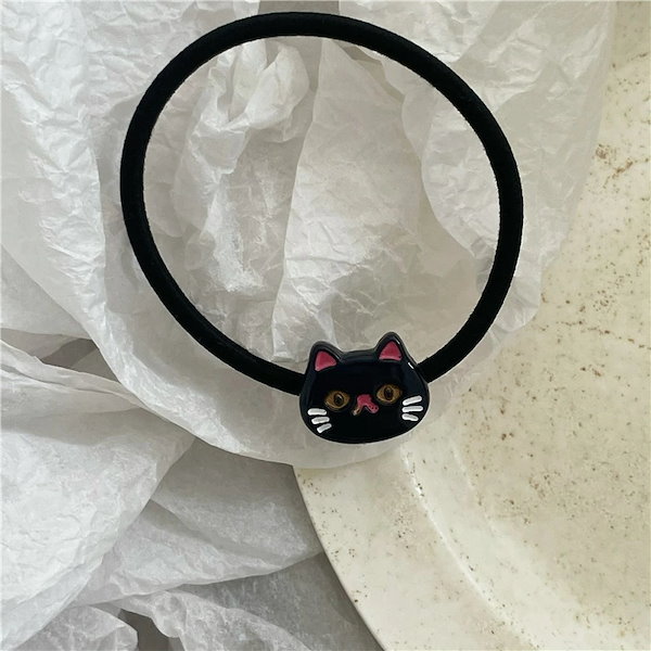 ひなた様 レジン ヘアゴム 黒猫ちゃん 紅葉と彼岸花No.1574 ひなた様 レジン ヘアゴム 黒猫ちゃん 紅葉と彼岸花No.1574 ひなた様