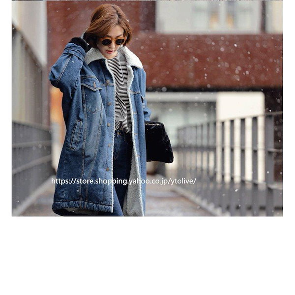 Qoo10] 超目玉新品 デニム コート レディース