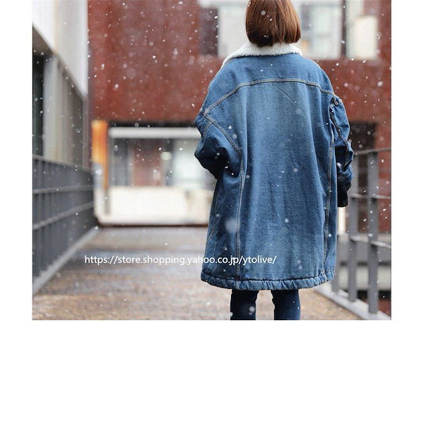 Qoo10] 超目玉新品 デニム コート レディース